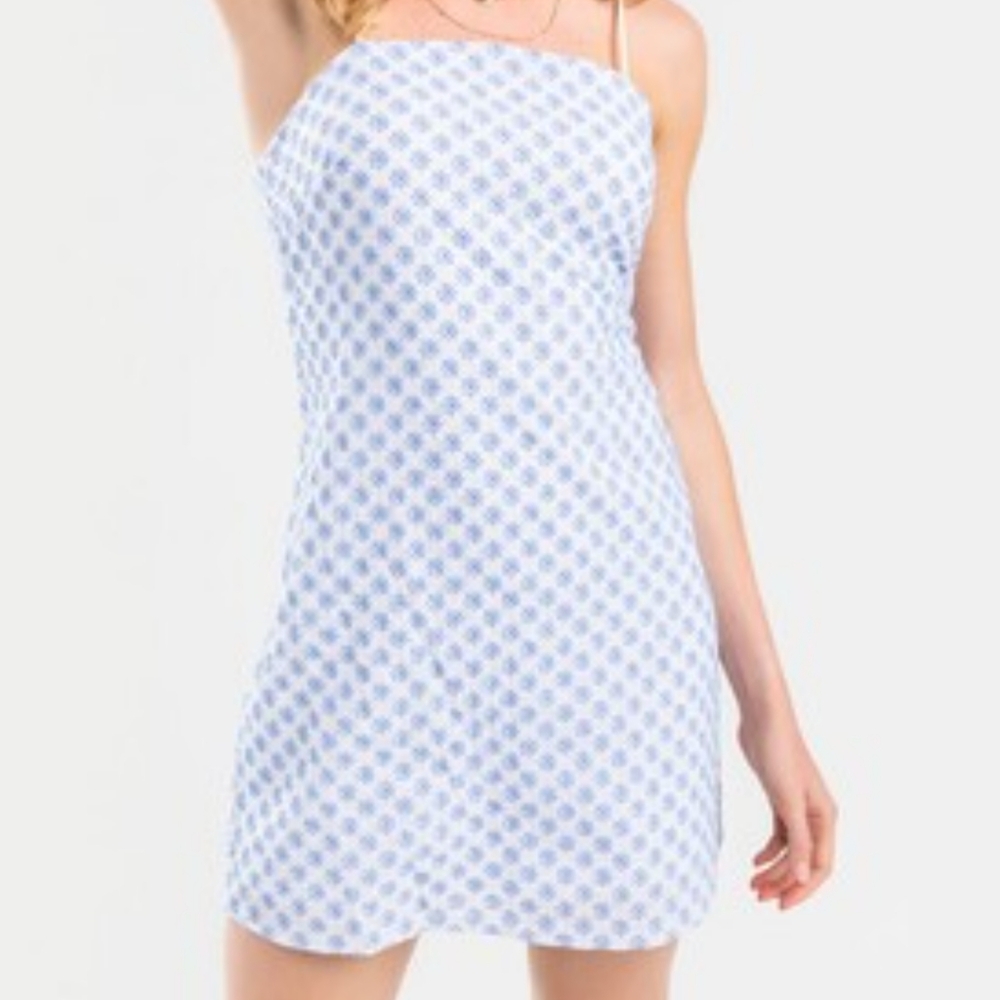 Trixxi Embroidered Floral Eyelet Shift Mini Dress XL